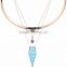 New Design Fashion Crystal Necklaces Women Luxury Statement Diamond Necklace Jewelry SKA8425