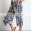 2016 latest wide leg sleeve midi length women palazzo pants
