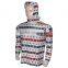 Sublimated hoodie Sun protected long sleeve hoodie/ Rash guard