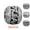 Ready Stock 14 Styles10*11mm Characters Stamped Vintage Tone 316L Stainless Steel European Charm Beads SEB-LG566
