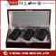 LED light, material wood and velvet, automatic watch movement, 6 watch watch winder for wholesale