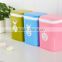 colorful plastic trash can with lid, eco friendly dustbin