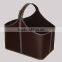 Faux leather magazine basket, maganize tote