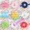 Cheap Wholesale Color Handmade Flower With Rhinestone Accessories For Headbands