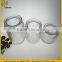 Clear glass storage jar big capacity 1250ml high quality