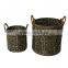 Water Hyacinth Laundry Basket, Water Hyacinth Storage Basket
