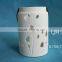 Christmas decorative porcelain candle holder stand set