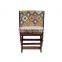 Natural Furnish Wooden Upholstery Folding Chair