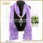 Factory supplier newest custom design tercel pendant scarf for women 2016