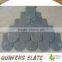 fish scale shape cheap roofing materials grey stone slate roof ceramic