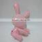 pink inflatable rabbit animal toy,cute inflatable hugging rabbit