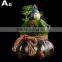 Mini business gift garden gnome planter brass gift items , gift speaker