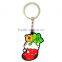 PVC Christmas key chain/Christmas tree key chain/Santa Claus key chain