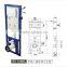 WC Concealed Quality PVC Bathroom Chinese Wall Mount Hidden Cistern