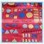 Recycled hot sell eco-friendly red organic cotton shopping bag
