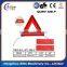 Car emergency safety kit with warning triangle