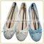2015 new design girl sexy lace ballerina women soft sole no lace casual shoes