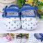 0300Hot sale Girls Toddler Soft Sole Hot Pink dot anti slip Baby Shoes