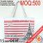 Promotional cotton wholesale foldable reusable grocery bag for shopping