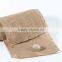 New Arrival Woven Natural Rustic Jute Burlap Chair Sashes Bows Vintage Wedding decoration