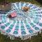 White Indian Tapestry Mandala Roundie Yoga Mat Beach Throw Round Tapestry Hippie Gypsy Bohemian Roundie Tassel roundie
