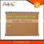 non-magnetic thick notice cork wall board at competitive price 80*120