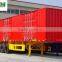 50ton 60ton Steel van type box semi trailer for sale