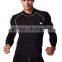 Gym Sport Basketball Training Jersey Long Sleeves Compression Under Shirts Slim