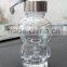 Lovely Design Storage Container With Hanging Lid Animal Shape Candy Glass Jar