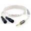 ZY HIFI Cable HIFI Cable 6.35 Stereo to Dual XLR Male Signal Line ( Premium Edition for C4 Special ) ZY-029 1M Cable