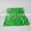 recycled cheap polyester drawstring bag with zipper
