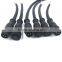 IP66 IP67 IP68 2pin 3pin 4pin male and female waterproof power cable connector
