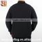 Autumn men high neck long sleeve plus size jumper with button custom reverse jersey & cable computer knit sweater