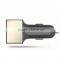 High quality universal 3 usb car charger, for iphone samsung nokia 6110 with aluminum circle