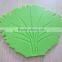 2014 new design Eco friendly food grade big tree leaf shaped baking silicone trivet,silicone placemat