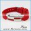 Various colors silicone bio magnetic band women and man health energy bracelet