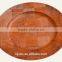China Wholesale Red Wooden Woven Dessert Plate
