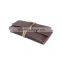 Boshiho brown nappa cowhide tobacco leather case pouches