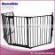 Good quality and black folding baby fence gate