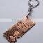 popular wholesale HX-6545 high end custom shaped souvenir metal keychain