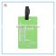100% Eco-friendly factory direct wholesale silicone luggage tag, eco-friendly PVC luggage tag