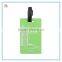 100% Eco-friendly factory direct wholesale silicone luggage tag, eco-friendly PVC luggage tag