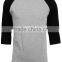 Long Sleeve Plain Raglan custom Jersey baseball