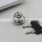 Hot Sale Zinc Alloy Square Drawer Lock, Furniture Desk Lock