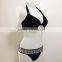 Full sex girl mini bikini striped swimsuit triangle top bikini,women bikinis 2014 new arrival swimwear