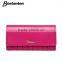 rose red fashion trendy women wallet purse hand bags leather
