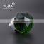 Dark Green Zinc Alloy Chrome Finish Faceted Drawer Crystal Glass Knobs