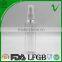 PET boston round clear 100ml PET spray bottle for liquid packaging