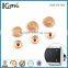 Rose gold fashion decorative double sided metal rivet