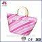 Tote Bag Straw Bags Women Bag With Diagonal Stripes